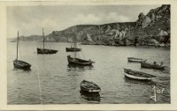 CPA cartes postales anciennes france bretagne finistère cleden cap sizun le port de brezellec